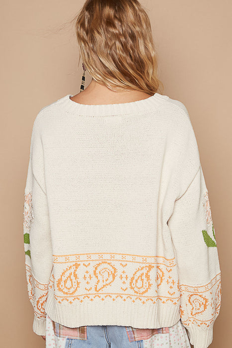 Powder Cream Sweater