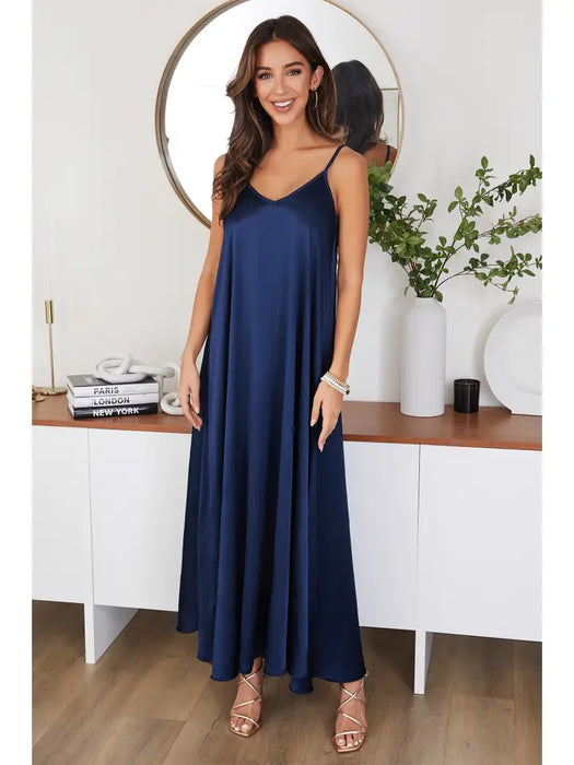 Silky Slip Maxi Dress