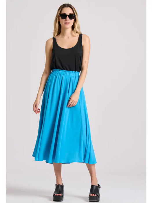 Loose Fit Midi Skirt in Alpha Line