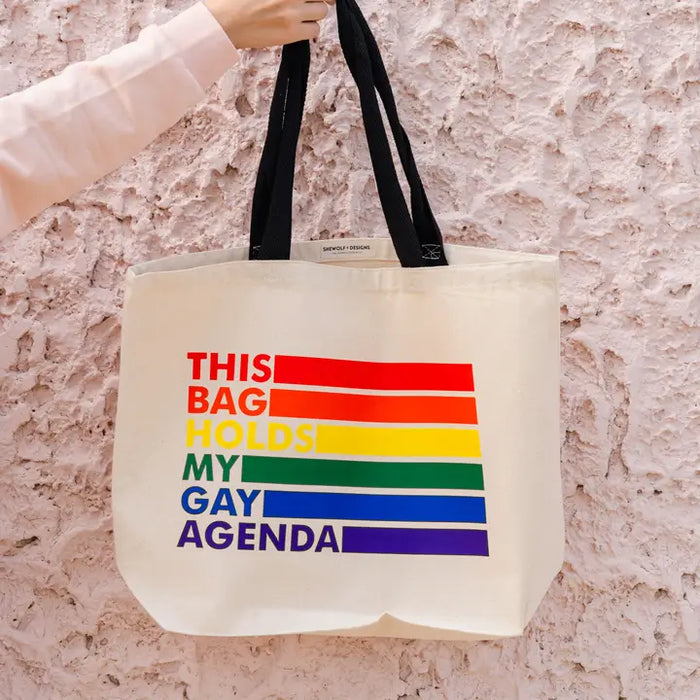 Gay Agenda Tote Bag