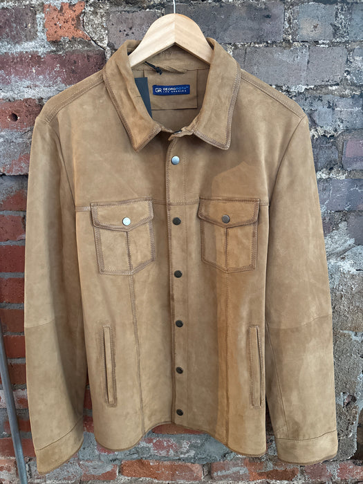 Suede Jacket - Dusty Beige