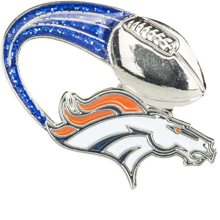 Broncos Glitter Trail Pin