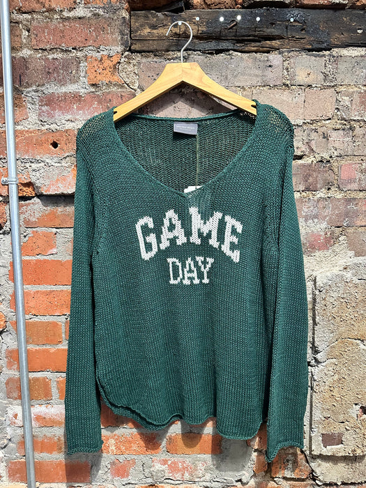 Game Day- Green/White
