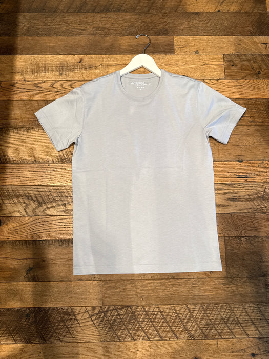 Pima Crew Neck- Pearl Grey