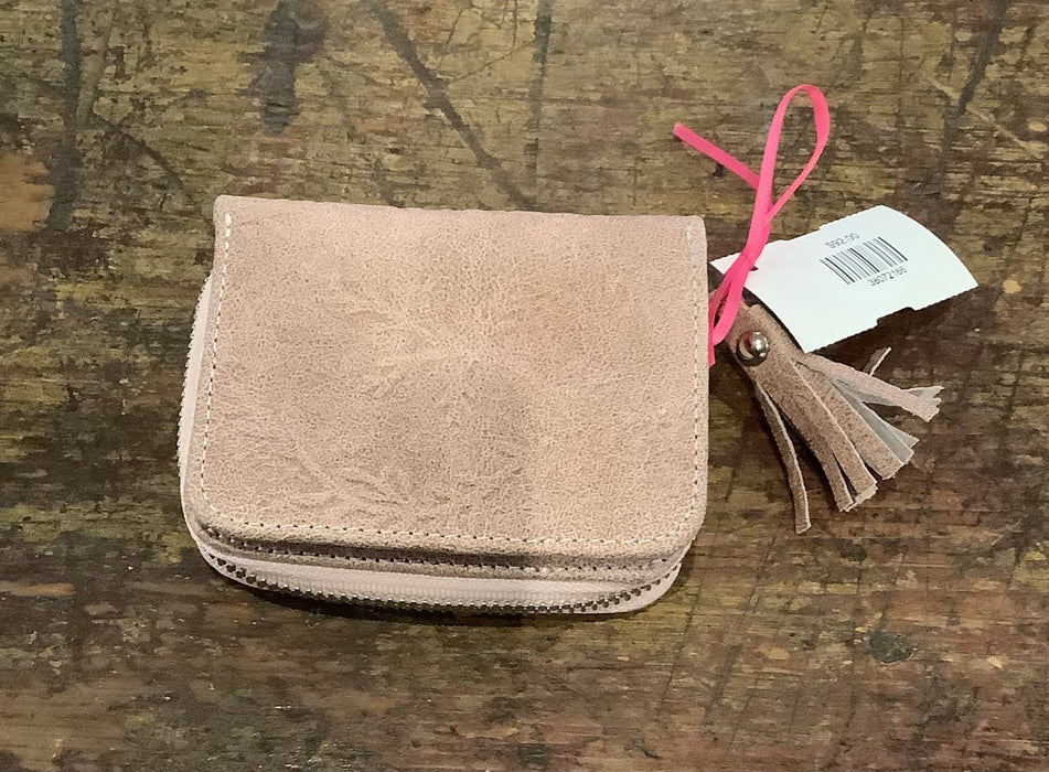 Leather Tassel Zip Wallet 4