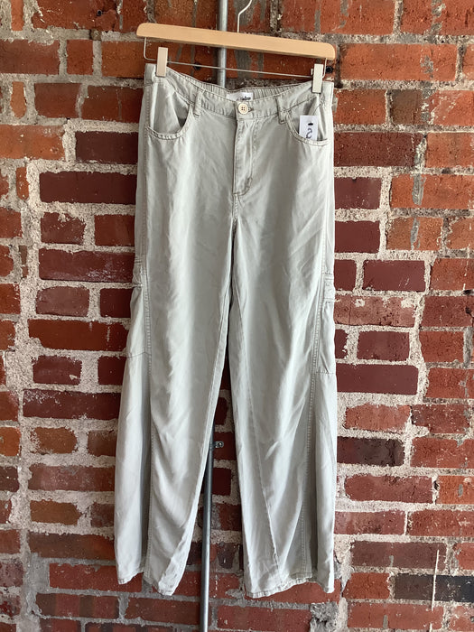 Rose Beige Tencel Wash Pants