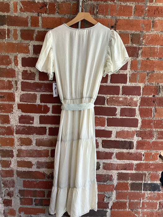 White Tye Dye Dress