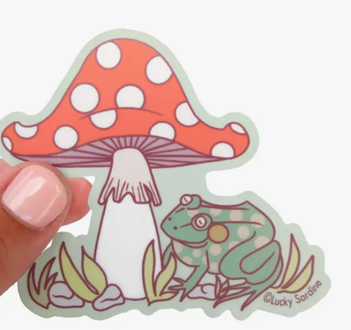 Mushroom Toad Sticker