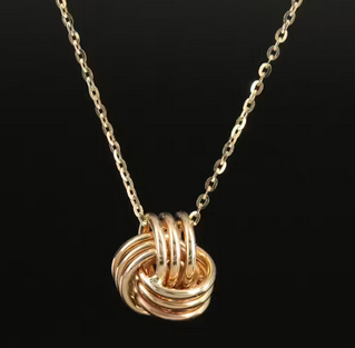14K Knot Pendant Necklace