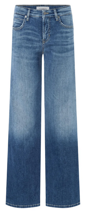 Tess Wide Leg Mid Blue Splinted