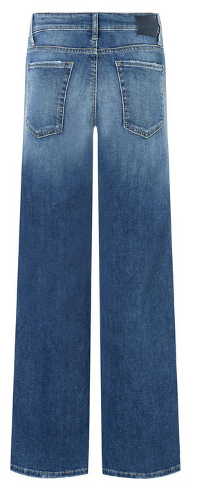 Tess Wide Leg Mid Blue Splinted