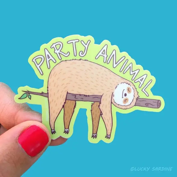 Party Animal Vinyl Sticker