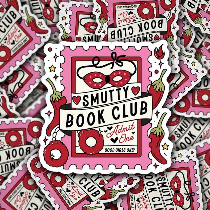 Smutty Book club Sticker