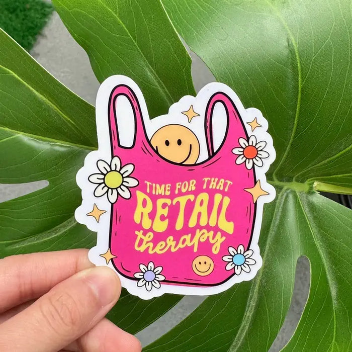 Retail Therapy Sticker