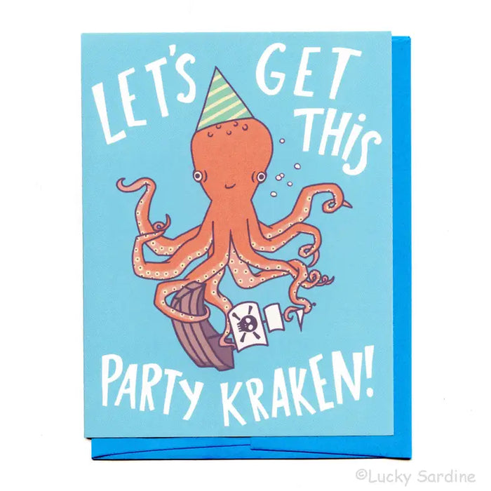 Get This Party Kraken Birthday Card