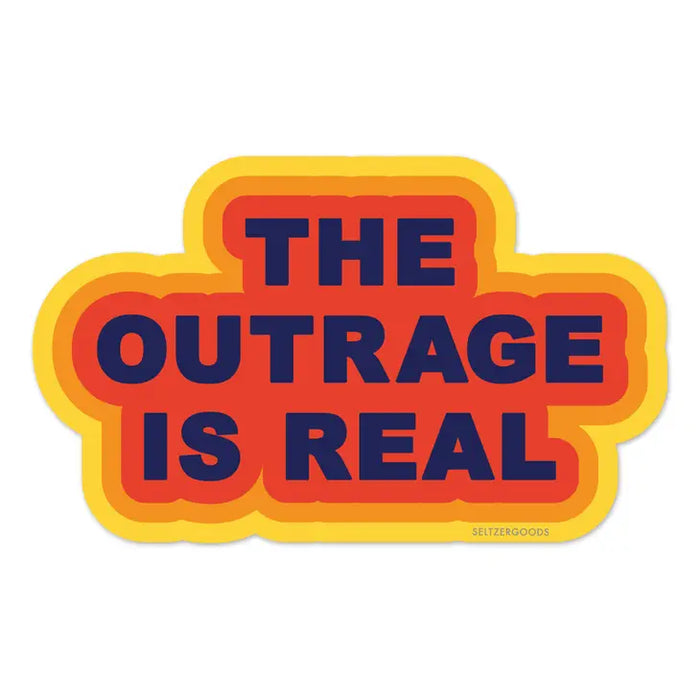 Outrage Sticker