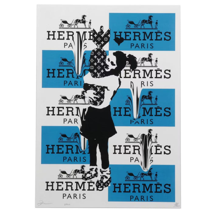 Death NYC Pop Art Grapic Print Homage To Banksy, 2020