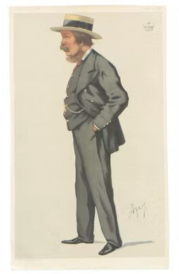 Vanity Fair Chromolithographs of Political Figure After "Ape" Pellegrini, 1881
