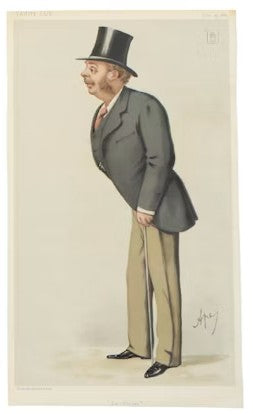 Vanity Fair Chromolithographs of Political Figure After "Ape" Pellegrini, 1881