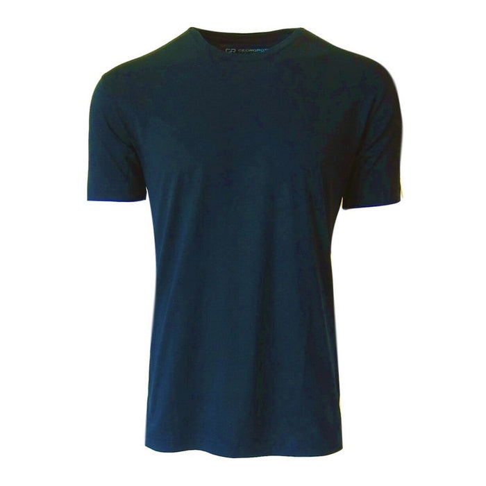 Luxury Crew Neck Tee - Navy