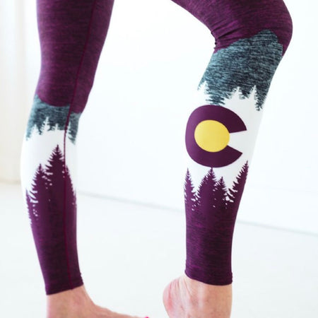 Colorado Threads Grey Marble Yoga Pants M : Clothing, Shoes &  Jewelry