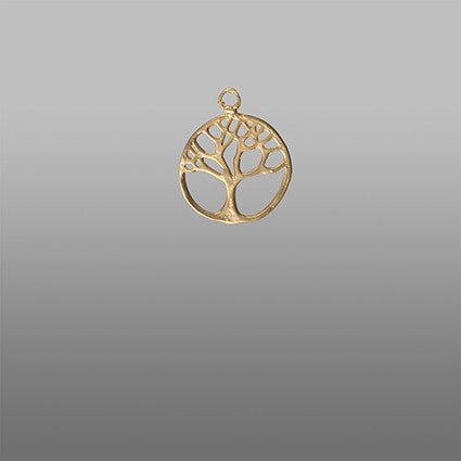 Gold Tree of Life Charm