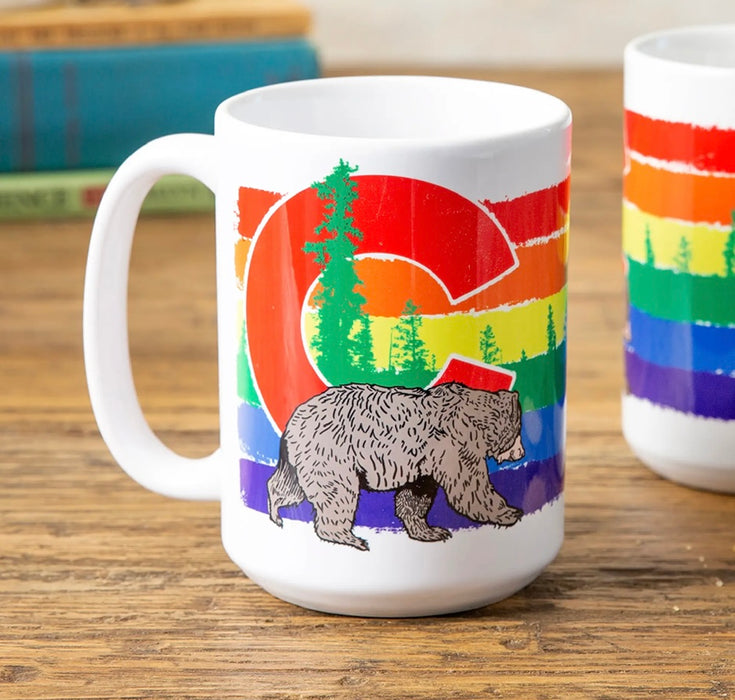 Colorado Gay Pride Ceramic Mug