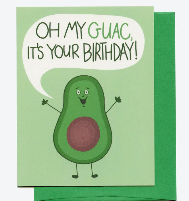 Oh my Guac Birthday Card
