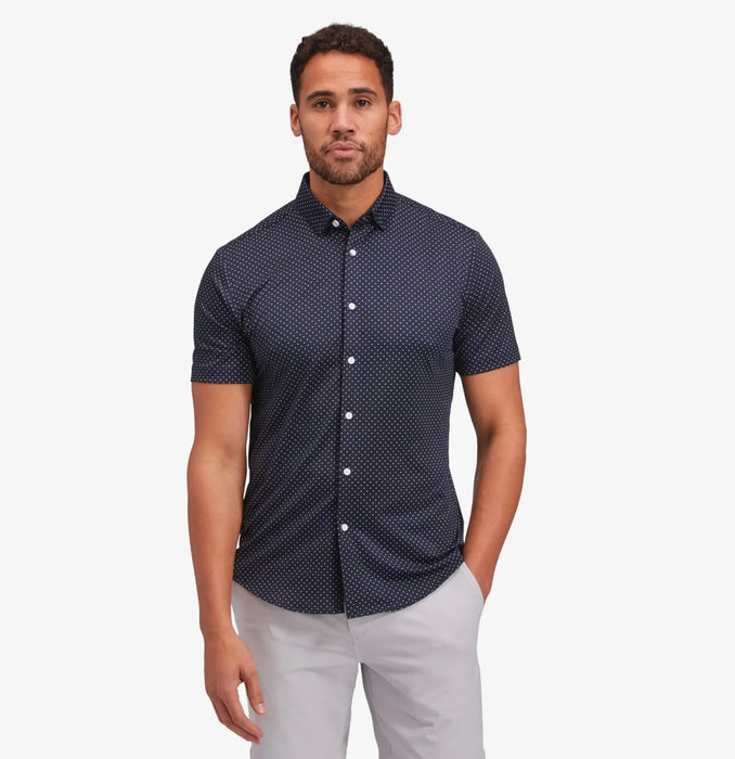 Halyard No Tuck - Navy Dot Print