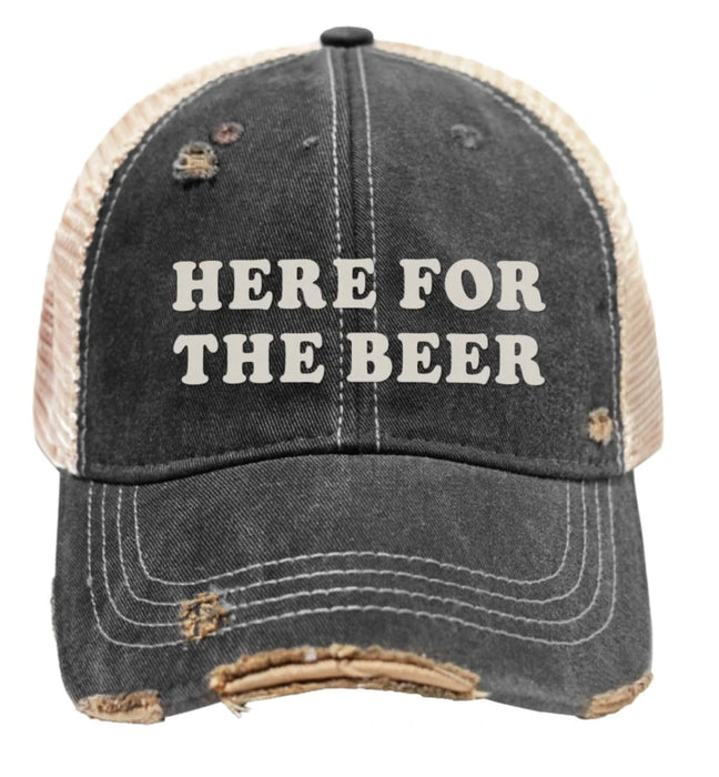 Here for Beer Hat