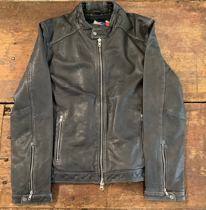 Moto Style Leather Jacket