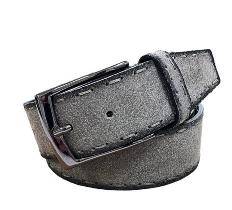 Kiel Basalt Leather Belt