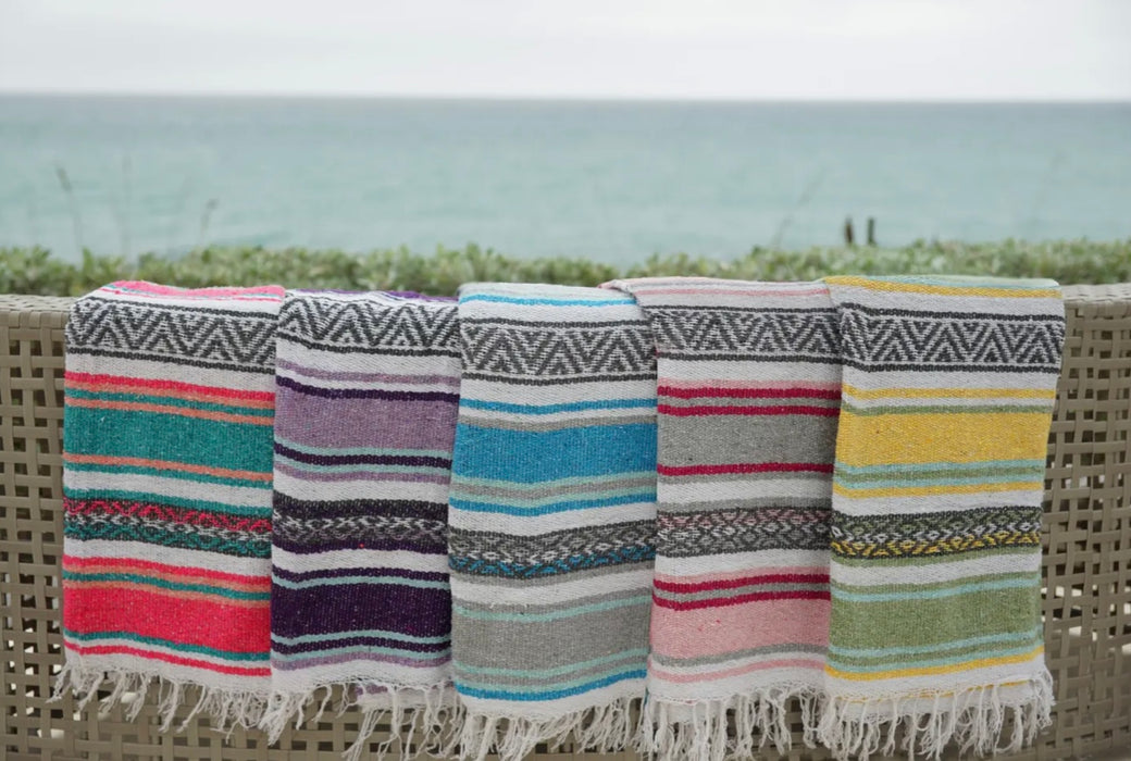 5x7 Striped Blanket Pastel
