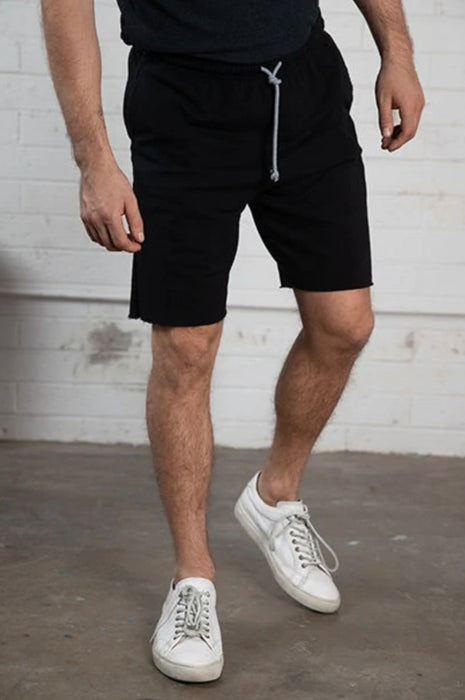 French Terry Shorts- Black