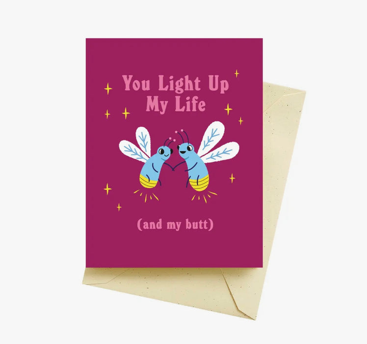 Fireflies Love Card