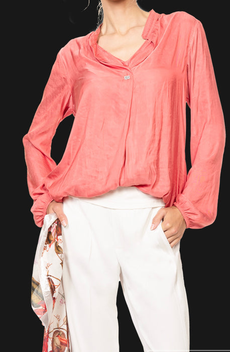 Coral Blouse