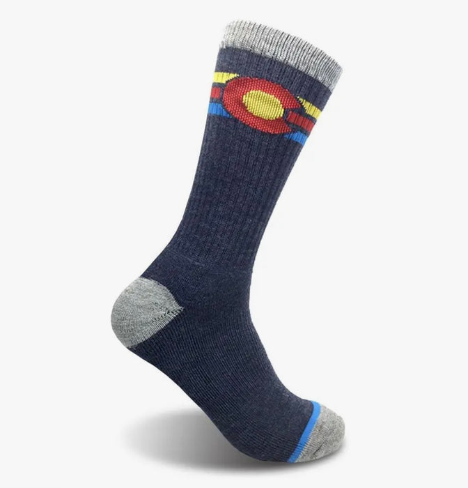 The Ouray Colorado Flag Socks