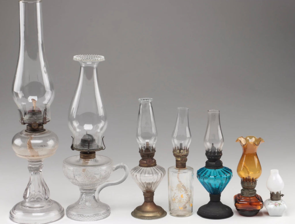 19th/20th Century Lamps Set of 7