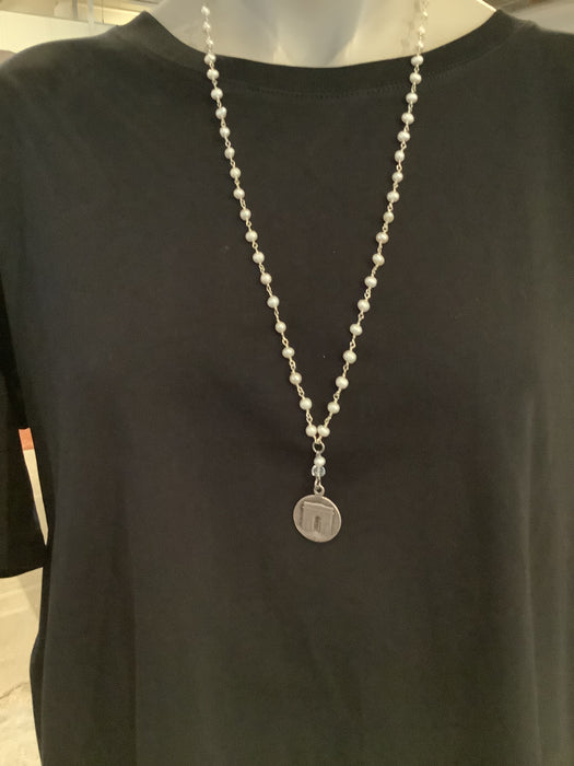 Eiffel Tower Coin Necklace