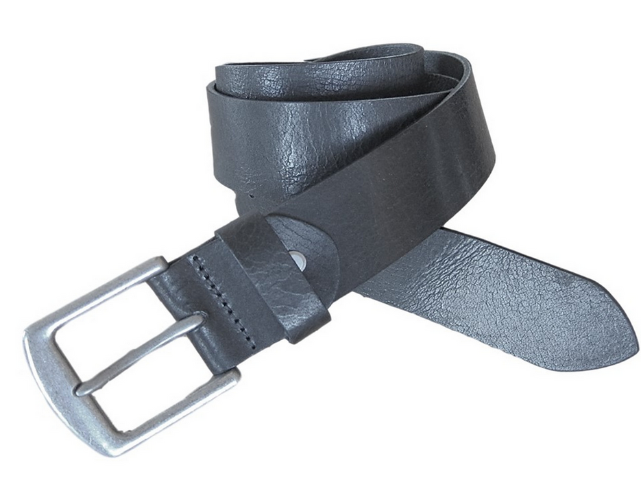 Struttgart Black Leather Belt